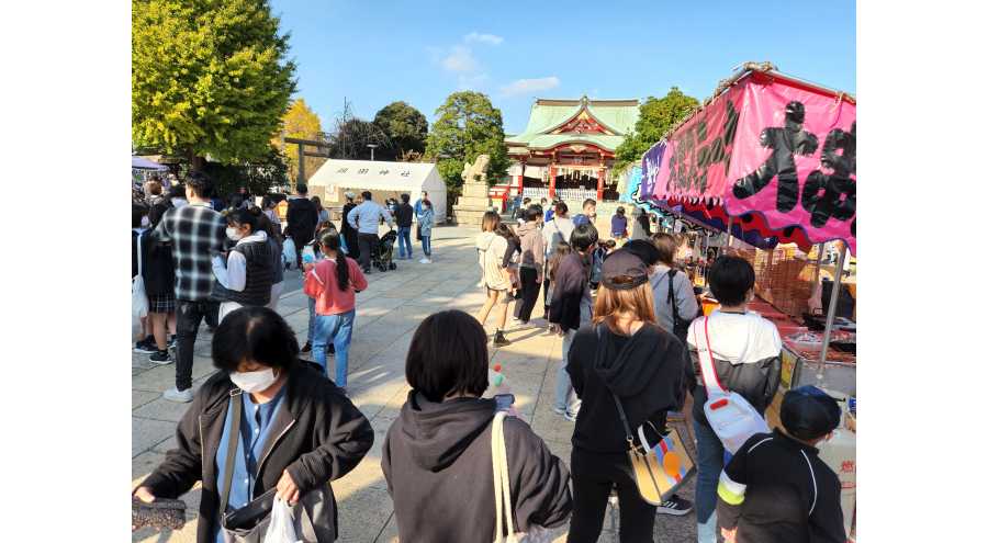潮田神社秋の縁日